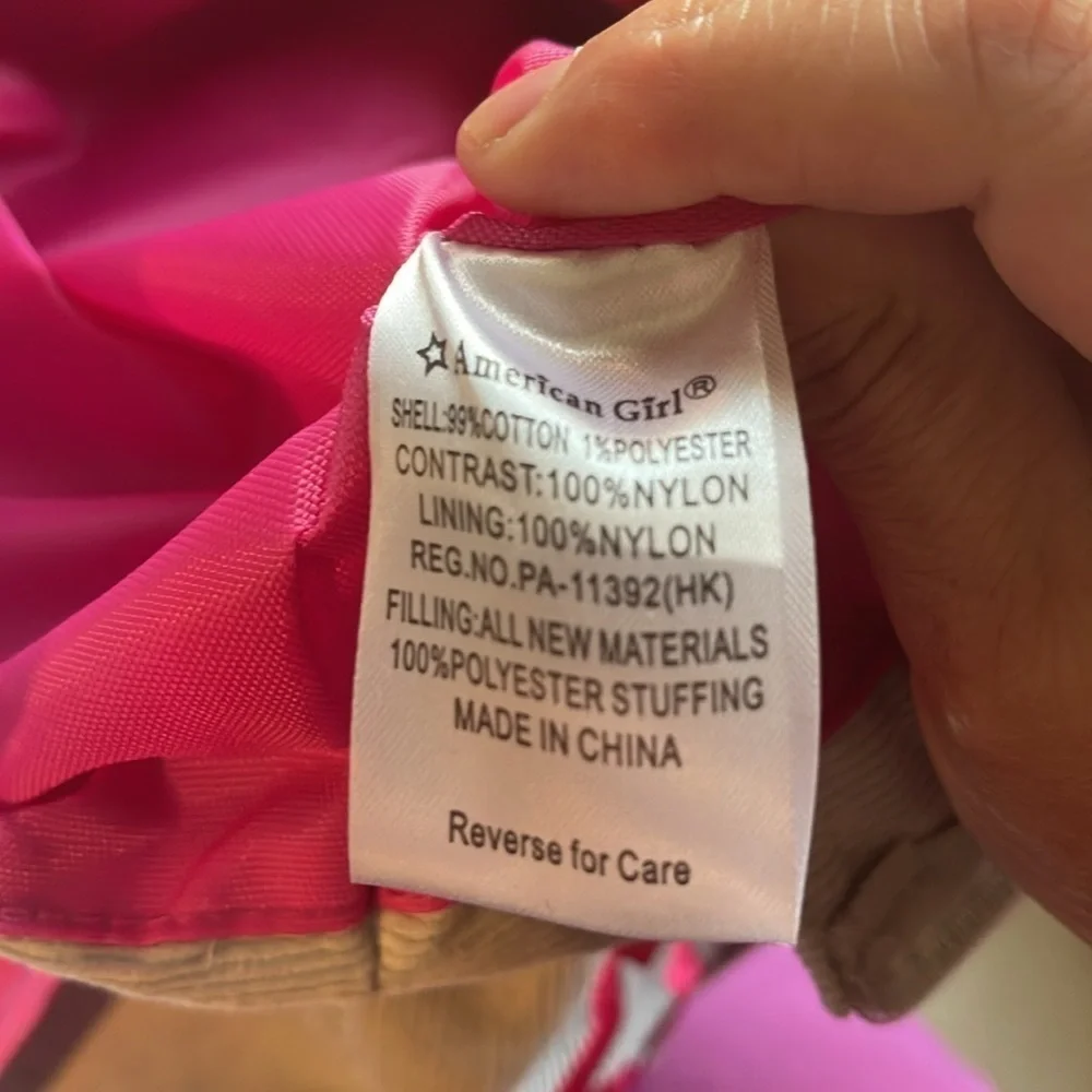 American Girl backpack  tote